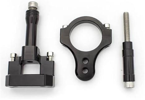 Motorrad Stabilisator Lenkungsdämpfer Für G&Booster Für Scooter Stabilisator Dämpfer Motorrad Lenkung Dämpfer Stabilisator Halterung Montage Kit(Bracket 2)