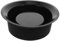 OATIPHO Bol boursouflé pot de à raser bol à barbe tasse de blaireau bols de rasage pour hommes plat de porte- à raser bol de brosse à barbe Gel de silice Noir