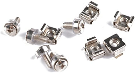 Abaodam 2Satz Käfigmuttern für Anwendung Server Racks und Gehäusen Rostbeständig und Leicht für Montage von Geräten und Mehr