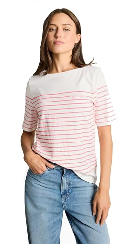 TOM TAILOR Damen T-Shirt mit Streifenmuster