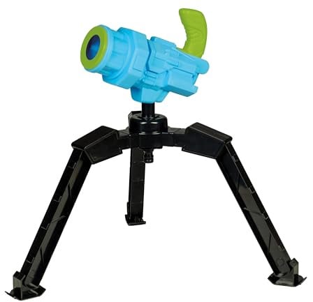 Happy People 17194 – Garten-Sprinkler Wasserkanone mit 360° Drehung, 25cm – Wasserspielzeug für Kinder, für Gartenschlauch, mit stabilem Dreibein-Ständer, Aufbaugröße 46x46x41cm