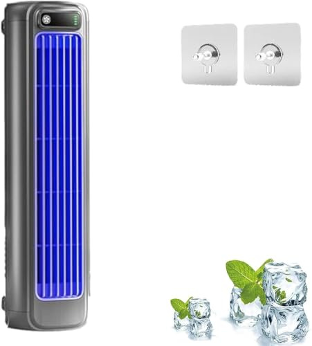 Aire acondicionado portátil, mini enfriador de aire recargable, diseño ultra silencioso de 3 velocidades, eficiencia energética para uso doméstico y de oficina, no requiere instalación