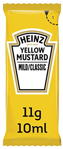 Gelber Senf Heinz yellow Mustard mild/classic 200 x 11g-10 ml.