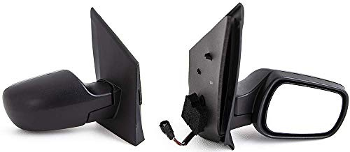 TVP Trade Vehicle Parts.co.uk Compatible With Door Wing Mirror Electric Heated Textured Right O/S Ford Fiesta Mk6 2002-2005