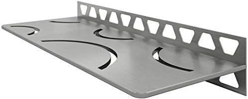 Schluter Systems Rechteckiges Wandregal-W - Kurven-Design - gebürsteter Edelstahl (SWS1D6EB) - Kerdi-Line Duschzubehör