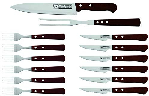 CARL SCHMIDT SOHN Schmidt Sohn 14-tlg. Steakmesserset Steak-Messer-Set Rostfreier , 070243 Silber