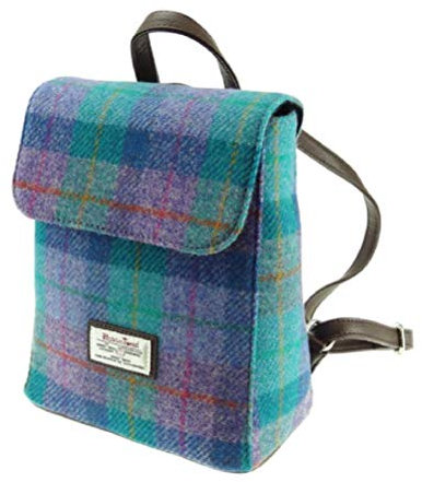 Glen Appin Harris Tweed Tummel Rucksack LB1213 Türkis Farbe: 79 Türkis.