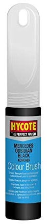 Hycote XCMC603 Mercedes Obsidian Black (Pearlescent) Touch Up Paint Brush (12.5ml) Ideal Model Makers Paint