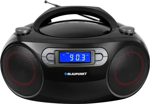 BLAUPUNKT Boombox BB18BK FM PLL/CD|MP3|USB|Clock/Alarm