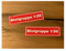 #601 / 2X Mopped Aufkleber 10 x 2,5 cm Tuning Sticker Roller 1:50 Zweitakter Vespa Simson Schwalbe Trabbi DDR usw.