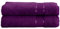 Mixibaby 2er Set Gästetuch Handtuch Duschtuch Badetuch Saunatuch Frottee Baumwolle 500gsm, Größe:Handtuch 50x100cm, Farbe:Violett