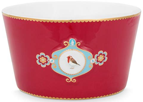 PIP STUDIO Love Birds Medallion Bowl rot 15cm