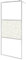 vidaXL Paroi de Douche à l'Italienne Cabine de Douche Cloison de Douche Salle de Bain Maison Intérieur Verre ESG Pierre 100x195 cm