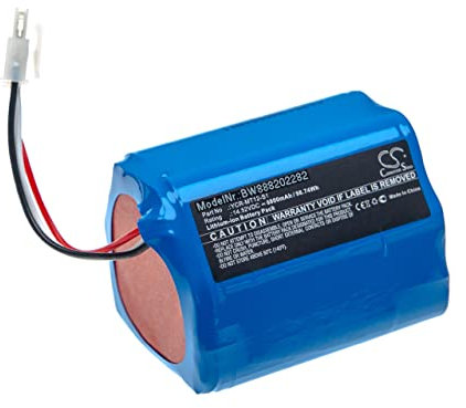 vhbw Akku Ersatz für iClebo YCR-MT12-S1, YCR-M07-20W für Saugroboter (6800 mAh, 14,52 V, Li-Ion)