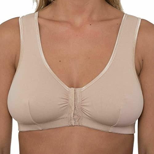 Undercover Cotton Front Fastening Bra CB222 Nude 36