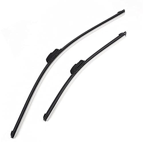 AUTOZOCO Pack de 2 Escobillas limpiaparabrisas delantero Montaje U (65cm-40cm), escobilla 65 cm + escobilla 40 cm, Escobilla coche, limpiaparabrisas delantero compatible con la mayoría vehículos