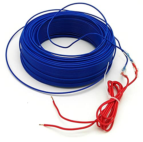 GatherTOOL 1PC * 30/50/100/120M Greenhouse Heater Soil Heating Cable Greenhouse Heating Wire OR Thermostat (Length : 100 meters)