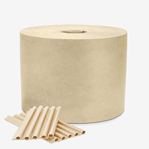 Cover It Beige Rotolo Frangivista da Esterno 19cmx98m - Frangivista per Recinzione Giardino Peso Base 150 g/m2 - Strisce Frangivista PVC - Ombreggiante per Recinzione