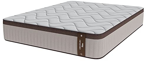 Cecotec Hybridmatratze Flow 7990 Hybrid 150x190. Mehrschichtig, Taschenfederkern SpringCore und Viskoelastik ViscoCare+, Höhe 30 cm, Mittelhohe Festigkeit, SeparateMuv & BreathSoft