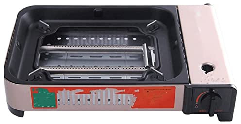 Réchaud de Camping Four à Cassette, réchaud à gaz Portable extérieur, Mini Four à Cassette en Alliage d'aluminium, adapté pour Le Camping, Le Pique-Nique, Le Barbecue, la randonnée