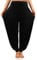 Cegerne Haremshose Damen Yoga Pilates Hosen Super Weich Stretch Leicht Pumphose Sommer, Schwarz, L