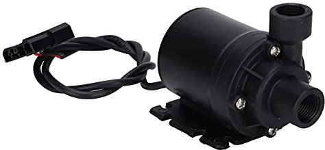 Mini Pompa 'Acqua Senza Spazzole 12V DC, Pompa Portatile Sommergibile per Fontana G1/4, 600L/H, Pompa 'Acqua Elettrica a 4 Pin per Acquario, Fontana per Acquario, Laghetto da