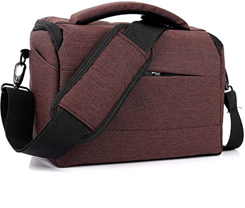 SENHE Sacoche pour appareil photo SLR 4000D 800D 1300D 1200D 200D 750D 760D 700D 650D 600D 550D 500D 450D 6D 7D 70D 80D 90D pour Canon EOS R, café