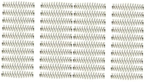 ABOOFAN 40 Stk gartenschere frühling Schneidteile Scherteile Anlage Trimmer Präzisions-Gartenscherenfedern Baumschere Frühling ersetzen Komponente Fruchtausdünnungsschere Handschere