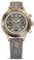 Swarovski Octea Chrono Uhr, Graue Damenuhr mit Lederarmband und Strahlenden Swarovski Kristallen