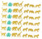 Ciieeo 100St Geburtstagsparty-Dekoration winterdeko bürodeko Babysocken hawaiianische geschenke Hochzeitsdekorationen Affen ausgestopfte Tiere Papierstreuungen Konfetti Urwald schmücken