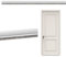 Burlete Puerta Entrada Cepillo Puerta Entrada Autoadhesivo Burlete Bajo Puerta 100 cm Burlete Puerta Exterior para Puertas Interiores y Delanteras (Blanco)