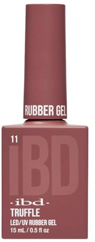 IBD Rubber Gel – Truffle – 15ml – MADE IN USA – Premium Nagellack für langlebige Maniküre und glatte Nägel – LED/UV Lack