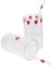 TOPPERFUN Lot De 2 Verres À Fraises À Thème Fraise Gobelets À Motif Fraise Gobelets À Fraise Décoration De Cuisine Tasse À Fraise
