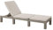 QJBSAVVA Liegestühle Gartenstühle Relax Gartenstuhl Outdoor Liege - Sonnenliege mit Auflage Daytona Cappuccino für Balkon Garten Garden Lounge