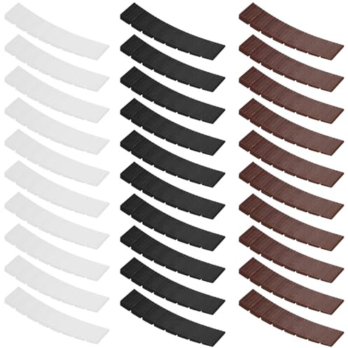 30 PCS Möbelkeile Kunststoffkeile, Unterlegkeile Möbel Nivellierunterlagen | Nivellierkeile, Justierbare Plastik Keile Ausgleichskeile für Schrank Kommode Tischstuhlfüße Justierkeile(3 Farben)