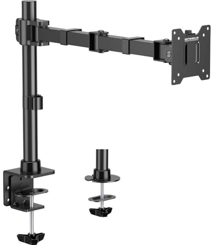 SpeaKa Professional SP-MM-211 Monitor-Tischhalterung 1 Display(s) 43,2 cm (17) - 124,5 cm (49) Schwarz Höhenverstellb