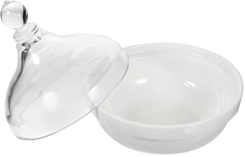 TIDTALEO Bol à Dessert Céramique avec Couvercle Ramequin pour Pudding Salades de Fruits et Gâteaux pour Cuisine Service des Desserts