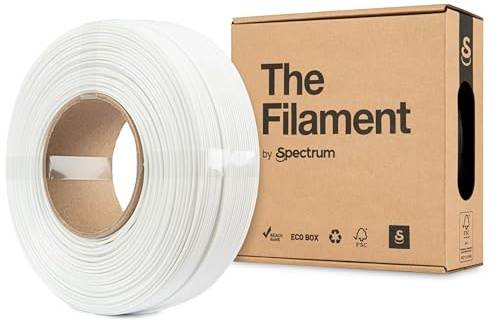 The Filament - Filament ReFill PETG Lite 1.75mm, WHITE, 1kg Spule, 3D Drucker Druckmaterialien, 3D Printer Printing Materials