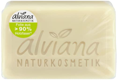 Alviana Naturkosmetik Pflanzenöl-Seife Lemongras, 100g