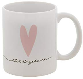 Lieblingstasse Herz in rosa | Kaffeebecher | Geburtstag | Geschenkidee für Frauen |verpackt in passender Geschenkbox mit Geschenk-Aufkleber | Stay Inspired! by Lisa Wirth