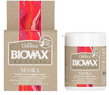 L'Biotica Natural Biovax Botanic Intensive Regenerating Hair Mask 250ml