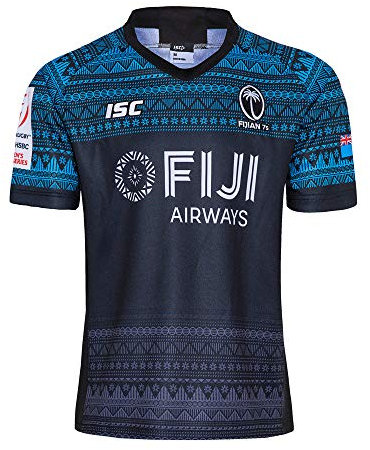 LQsy NFL Fußball Trikot 2020 Fidschi Sevens Fan Version Sport Kurzarm Atmungsaktives T-Shirt S-XXXL