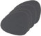 Lind DNA Tischset Curve L Nupo, 4er-Set in Anthracite
