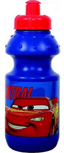 Serpaco Gourde 400 ml Cars Garcon Plastique Bouteille Jeunesse Unisexe, Multicolore (Multicolore), Taille unique