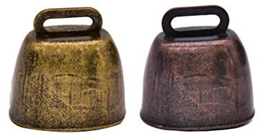 2 campanelle in metallo vintage, mini campane, animali da fattoria, pecora, cavallo, animale domestico, cane, gatto, collare, da appendere, decorazione a, accessori fai da te