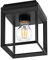Arcchio Deckenlampe Cayla (Retro, Vintage Antik) in Schwarz aus Metall (1 flammig E27) - Deckenleuchte Lampe Flurleuchte