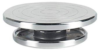 Torno De Alfarero 12/15 cm de doble cara Use la placa giratoria de la aleación de aluminio para la plataforma de cerámica de la plataforma de la escultura de la plataforma de la alfarería con las herr