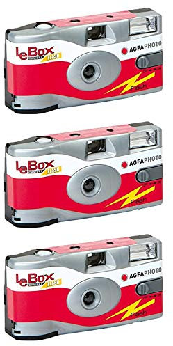 Agfa Photo 601020 LeBox 400 27 Camera Flash Pack of 3