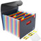 DYNUIQ File Organiser 24 Pocket, Folders for Paperwork A4, Document Organiser Expanding File Folder, Concertina Filing Boxes