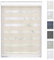 EFIXS Doppelrollo mit Kassette Montage Wand/Decke mit Bohren Breiten: 40-220, Höhe: bis 240 Hier: BxH (70 x 175) cm (Leinen) Premium Duorollo, oder ohne Bohren mit Klemmhalter am PVC-Fenster